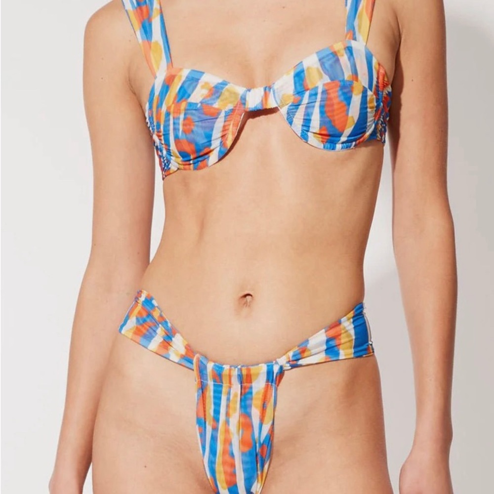 Solid & Striped Nelly Mesh Bikini Set NWT (S/M)